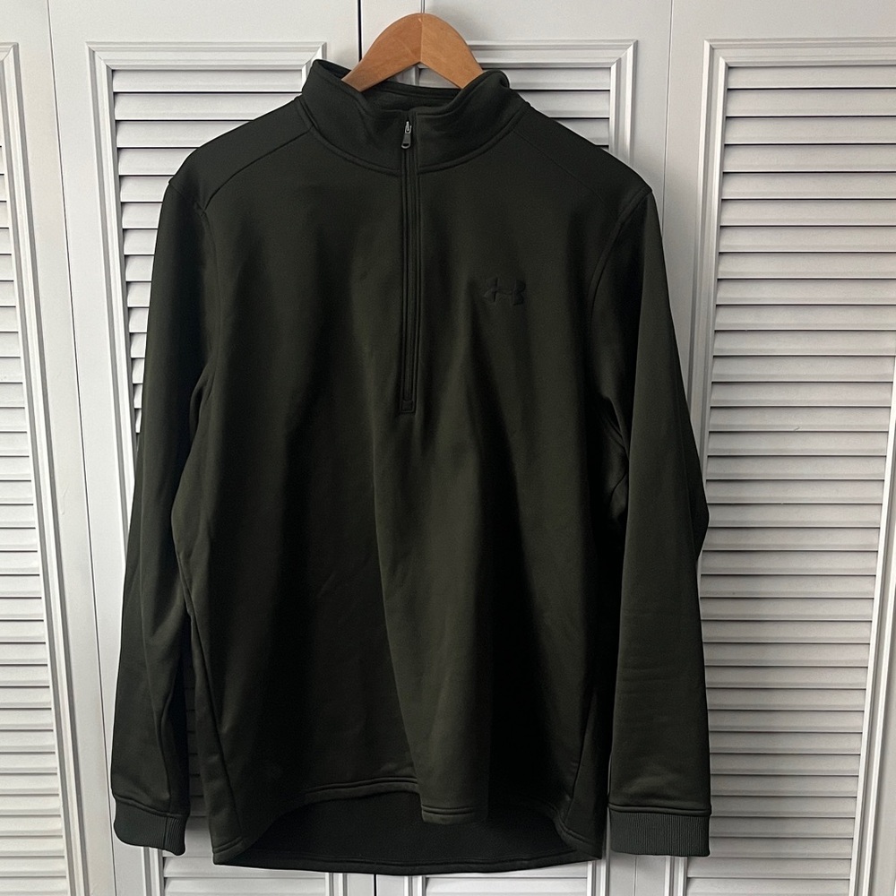 Under Armour Dark Green Quarter-Zip Pullover